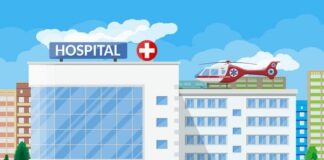 نخستین پرواز از محل هلیپورت بیمارستان غدیر