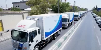 آئین رونمایی از ناوگان حملونقل شرکت توزیع داروپخش برگزار شد