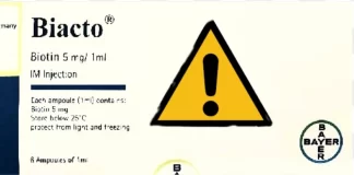 فرآورده Biacto با نام و لوگوی شرکت بایر، جعلی است
